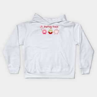 Donut Party Time Kids Hoodie